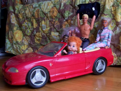 barbie car