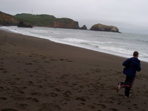 the beach at Fort Cronkite