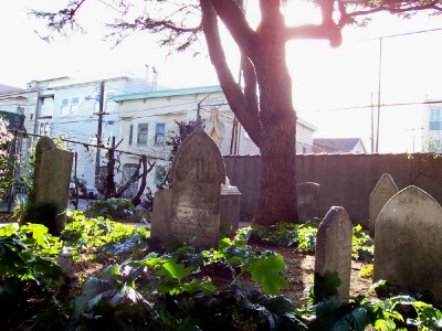 Urban graveyard