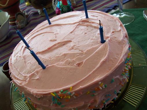 pink cake